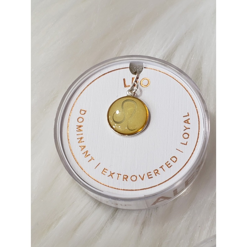 NEW Alex and Ani Zodiac LEO .925 Sterling Silver Chain Station Charm